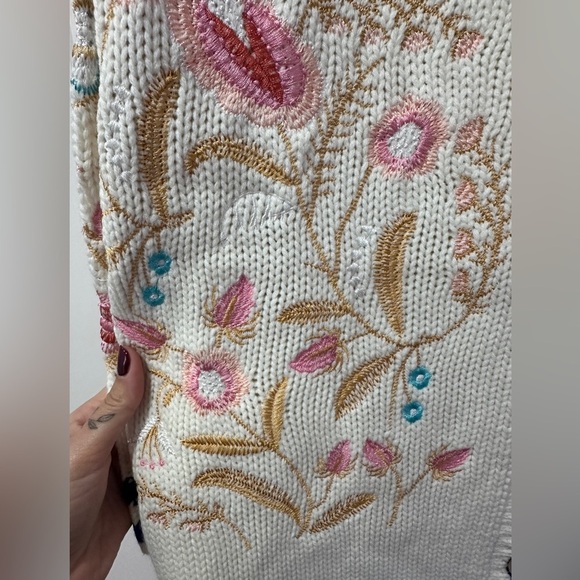 Anthropology | Aratta Silent Journey Embroidered Cardigan - Picture 6 of 9